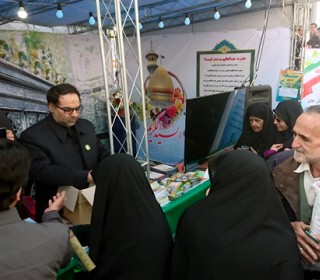 حضور آستان مقدس حضرت عبدالعظیم (ع) در راهپیمایی 22 بهمن + عکس