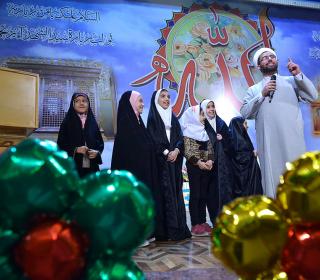 جشن ميلاد حضرت عبدالعظيم(ع) با حضور نونهالان قرآني مركز آموزش قرآن كريم / عکس: مصطفی صادقی