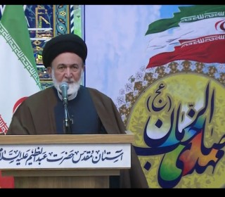 دعوت حجت الاسلام و المسلمین قاضی عسکر از مردم برای حضور در راهپیمایی ۲۲ بهمن